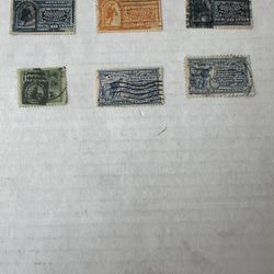 United States Special Delivery E2,3,4,7,8,10 Stamp Group Used