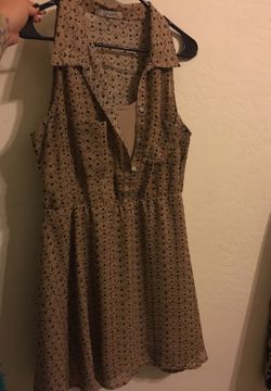 Brown sundress. Size L.