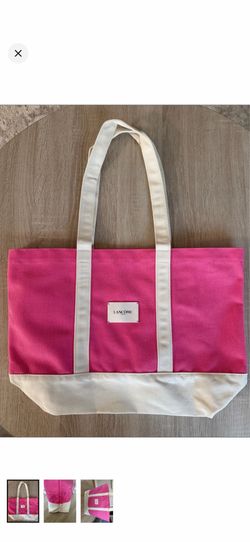 Lancome pink tote bag