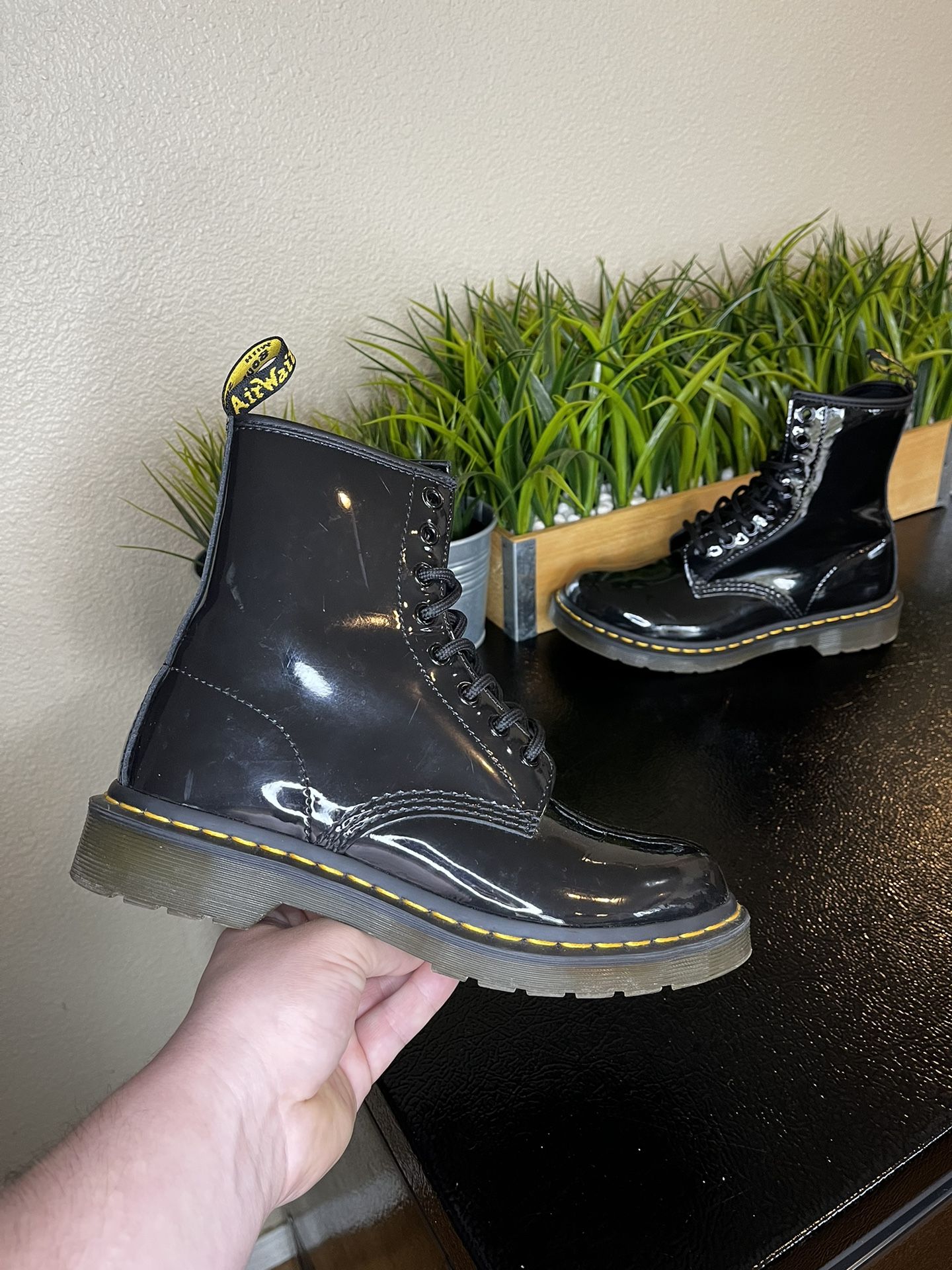 Dr. Martens 1460 W Patent Leather Boots