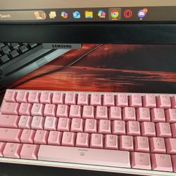 Pink Keyboard Red Dragon