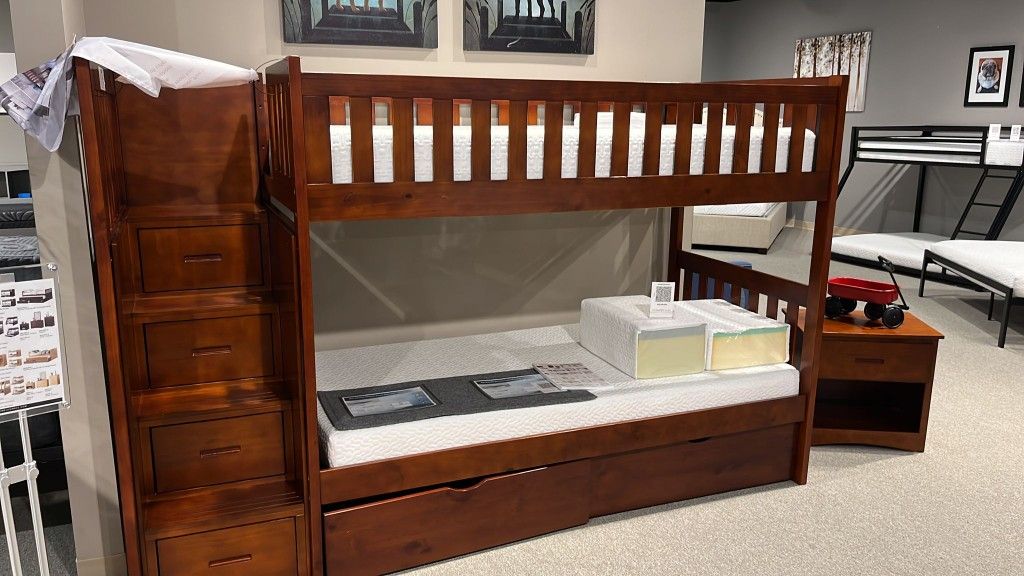 Rowe Dark Cherry Twin/Twin Step Bunk Bed
Homelegance$10 Down Payment And Financing Available