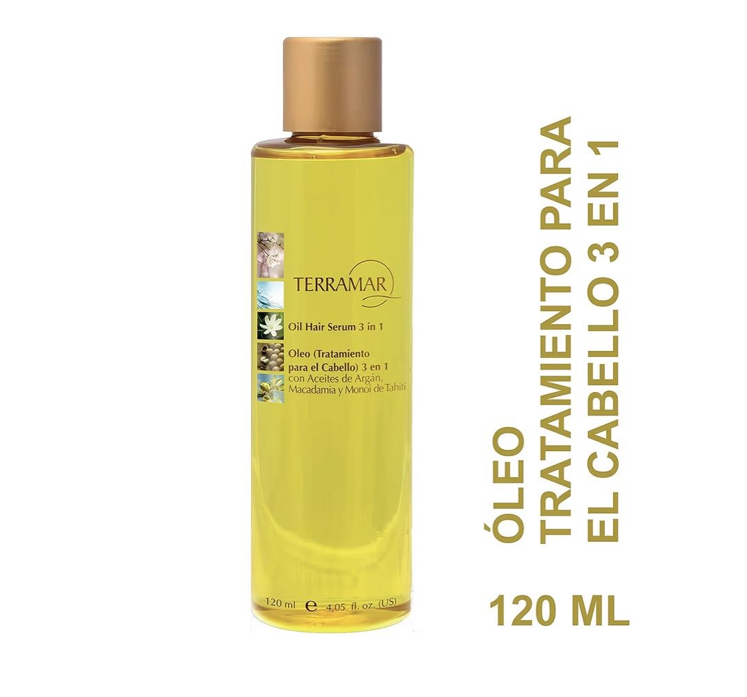 Terramar 3 En 1 Óleo Aceite Para El Pelo