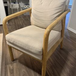 Threshold Armchair Wood/beige 