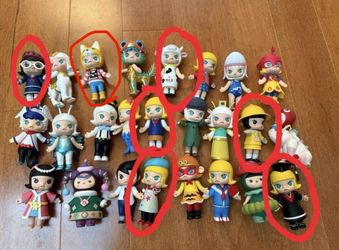 Large Pop Mart Molly Collection – 18 Cute Blind Box Figures – Great Condition!