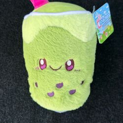 Boba Matcha Tea Plush Toy