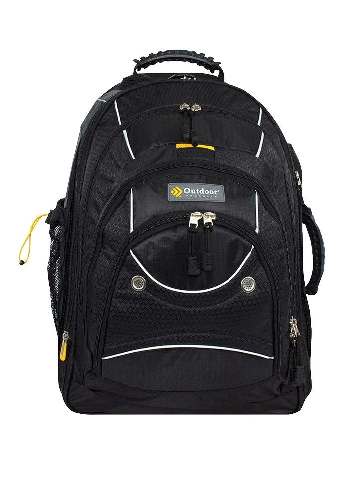 Outdoor Products 21" Sea-Tac Rolling Backpack Black