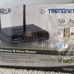 Trendnet Wireless N Home Router TEW-652BRP  New In Box