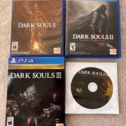 Dark Souls Trilogy - PS4 Tested Working