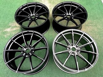 NEW $3k set 22” VORSTEINER FORGED WHEELS 5x120 LAND RANGE ROVER DEFENDER BMW TESLA X