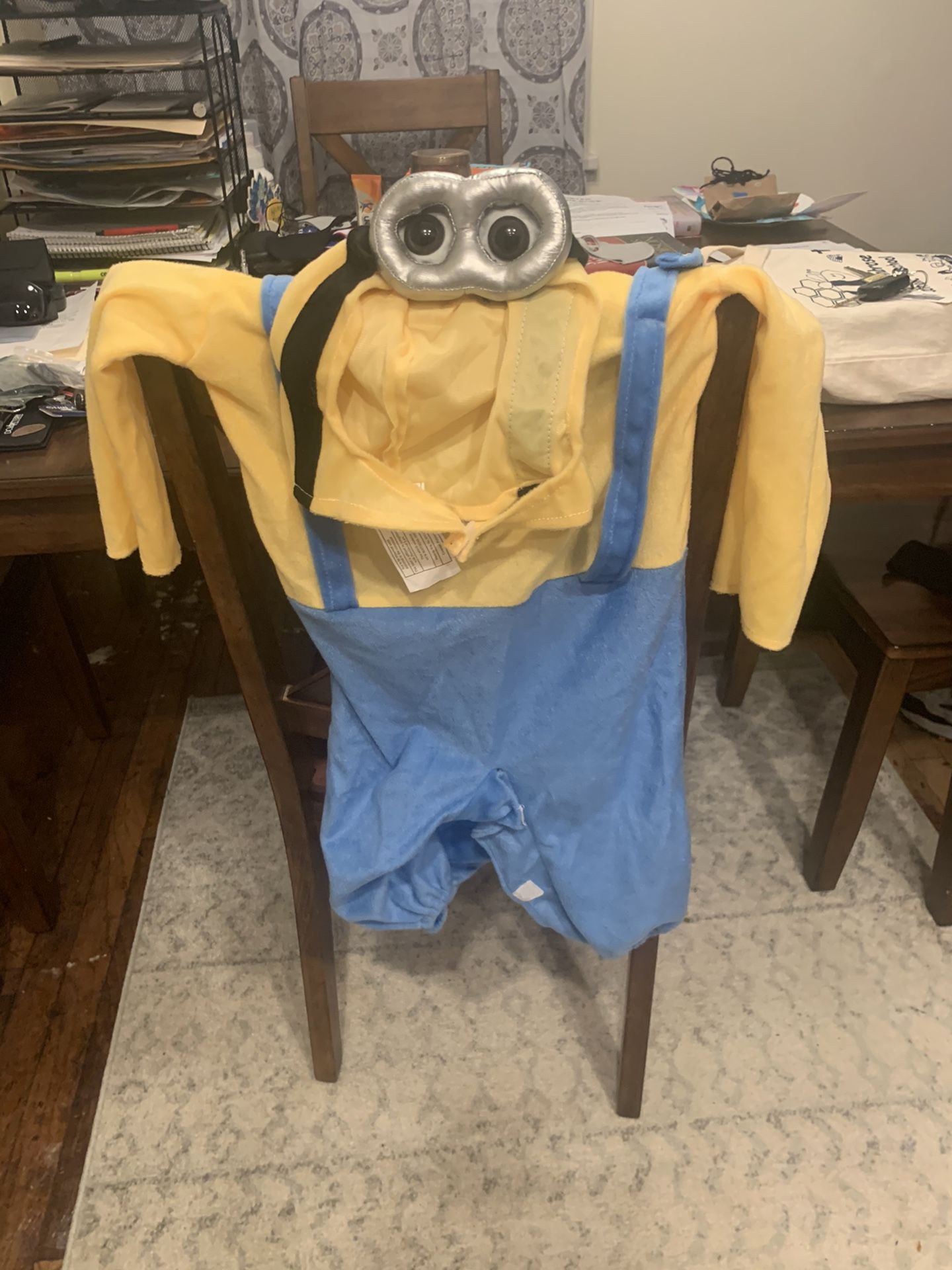 Minion halloween costume for 12-24 months