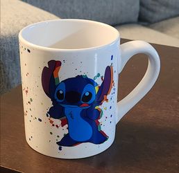 Disney Stitch Weird But Awesome Mug Silver Buffalo Ceramic 14 oz
