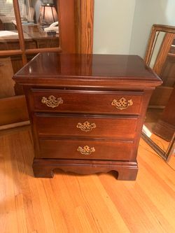 Pair of Vaughan Furniture Co. 2 Drawer Cherry Nightstand $85 OBO!