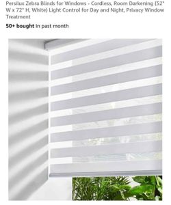 Zebra blinds NEW OPEN BOX