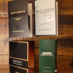 4 Fragrance Sample Sprays For Men
