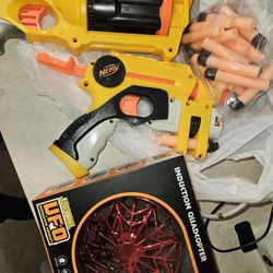 Nerf-2 And A Floating In Air Toy