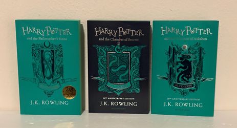Harry Potter (1 - 3) 20th Anniversary House Editions - Slytherin (paperback)