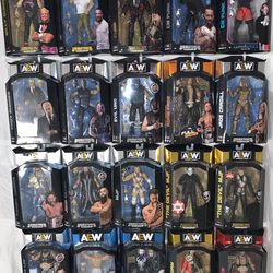 AEW Wrestling 20 Figure Collection Lot 2 of 3 Brand New, Rare Chase and PPV Editions Included