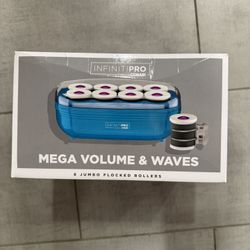 NEW – InfinitiPro Conair Mega Volume & Waves Hot Rollers (8 Jumbo)
