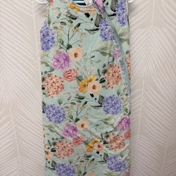 POSH PEANUT SLEEP SACK ERIN 1 TOG SLEEVELESS RUFFLED SLEEP BAG FLOWER HYDRANGEA