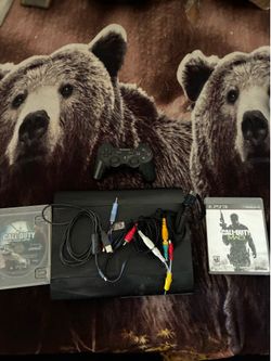 PS3 2 games and a controller