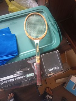 Wilson Wooden Tennis Racket 