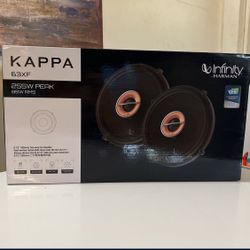 Infinity Kappa 6.5 Inch Door Speakers 63xf Brand New In Box 