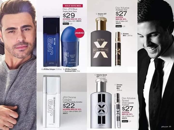 Perfumes para hombre jf9 de jafra