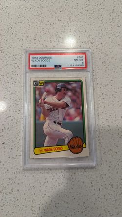 1983 Donruss Wade Boggs Red Sox PSA 8