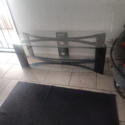 3 Shelf Glass Table