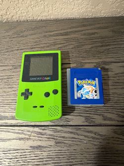 Nintendo Game Boy Color with Pokémon Blue