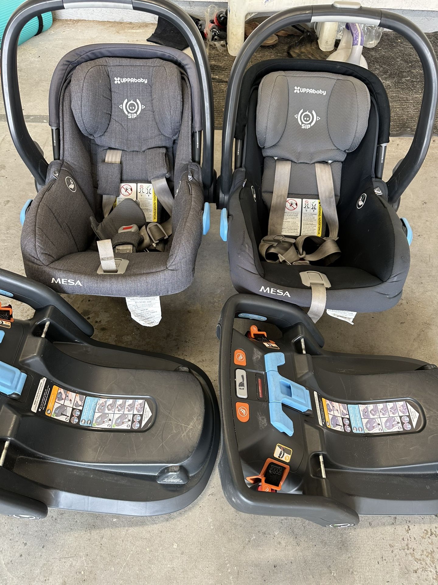 Car Seats (2) Uppababy Mesa 