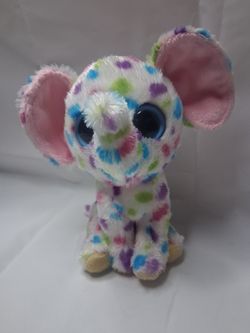 Beanie Boo prototype elephant polka dot