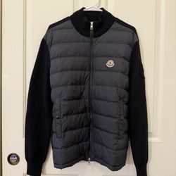 [Unworn] Moncler Padded Zip-Up Cotton Cardigan