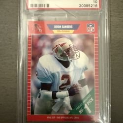 Deion Sanders PSA 10 GEM MINT 1989 Pro Set #486 PRIME TIME 🔥