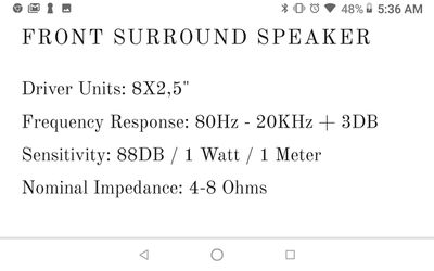 Surround Sound Speakers Thumbnail