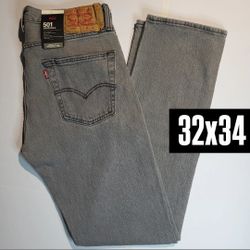 levis light grey men 501s
