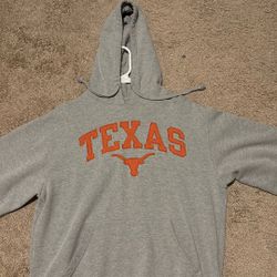 Texas Longhorns Medium Size Gray Hoodie