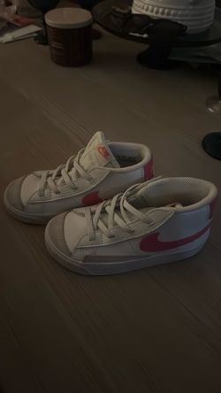Nike Blazer Mid Kids Sneakers White Pink