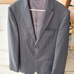 Caravelli Mens Grey Suit Jacket And Pants