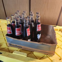 14 Vintage 1984 Los Angeles Olympics Commemorative Coca-Cola Bottles