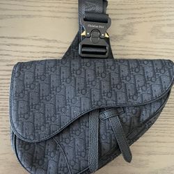 Dior Black Small Saddle Bag