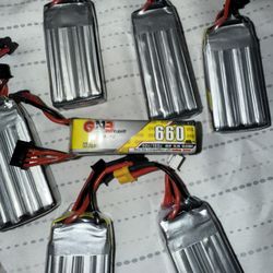 GN3 Hv 660 Mah 4s LiPo Batteries 