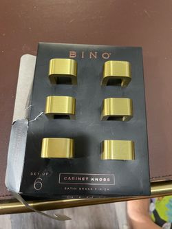 Brass cabinet knobs