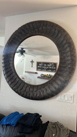 Espejo Grande, frame metalico 