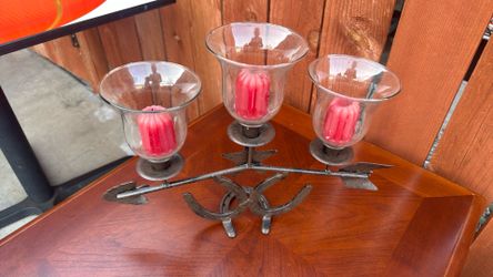 3 Tier Candle Holder & Two Wall Candles $35