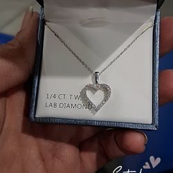Silver Heart Pendant Necklace