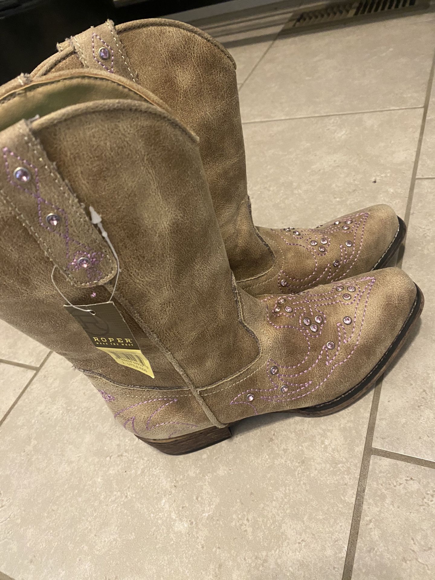 Roper boots For girls Size 2