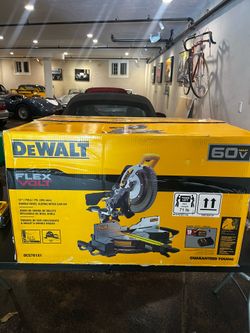 DeWalt 60v Flex Volt 12” Double Bevel Sliding Miter Saw Kit