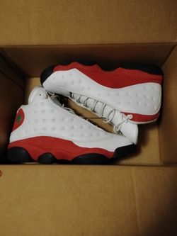 Air Jordan 13 Retro White Red Sneakers